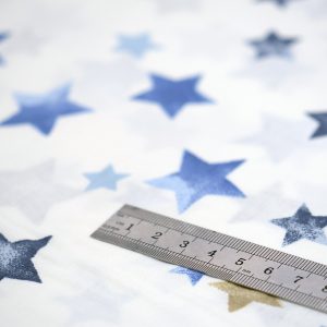 Bumbac ranforce imprimat stelute multicolore 240 cm 2 Bumbac ranforce imprimat stelute multicolore 240 cm