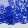 Dantela 3D - Albastru Royal 4 Dantela 3D - Albastru roial