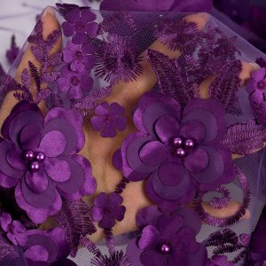 Dantela 3D - Mov violet 3 Dantela 3D - Mov violet