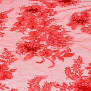 Dantela 3D - Rosu 2 Dantela 3D - Rosu