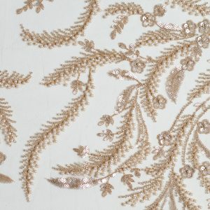 Dantela aurie sirag de margele si perle