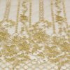 Dantela cu perle si paiete - Auriu 10 Dantela cu perle si paiete - Auriu