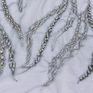 Dantela cu perle si paiete - Bleumarin crengute 2 dantela cusuta manual 22 bleumarin crengi2 1