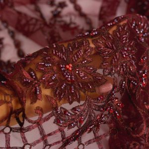 Dantela cu margele - Grena 2 Dantela cu margele - Grena