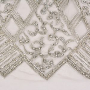 Dantela cu perle - Gri