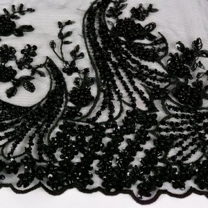 Dantela cu margele - Negru II