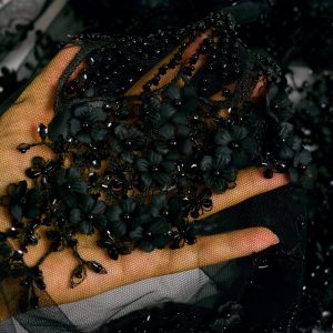 Dantela cu margele - Negru II 3 Dantela cu margele - Negru II