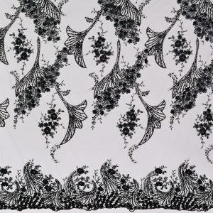 Dantela cu margele - Negru II 4 Dantela cu margele - Negru II