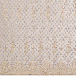 Dantela cu pietre - Plamaniu cu Auriu