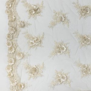 Dantela ivoire flori mari 4 Dantela ivoire flori mari