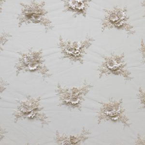 Dantela ivoire flori mari 2 Dantela ivoire flori mari