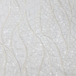 Dantela ivoire cu paiete si margele 5 Dantela ivoire cu paiete si margele