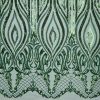 Dantela cu paiete - Verde 4 Dantela cu paiete - Verde