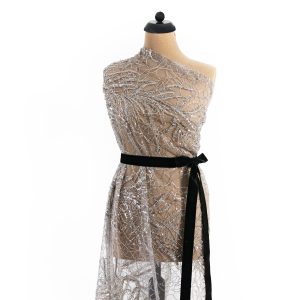 Dantela paiete argintii 2 Dantela paiete argintii