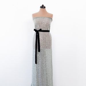 Dantela verde cu paiete si margele pe baza elastica 2 dantela verde cu paiete si margele pe baza elastica 2