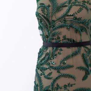 dantela verde sirag de margele si perle 2