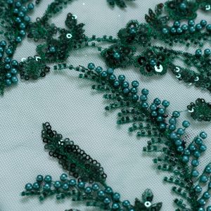 dantela verde sirag de margele si perle 7