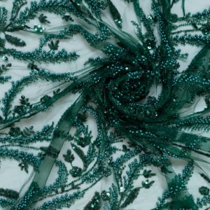 dantela verde sirag de margele si perle 9