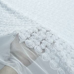 Dantela 3D - Trandafiri Albi