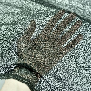 Dantela cu paiete - Negru II 2 Dantela cu paiete - Negru II