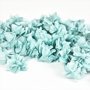 Banda decorativa cu flori - Turcoaz 6 Banda decorativa cu flori - Turcoaz