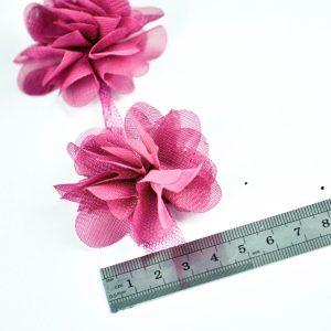 Banda decorativa cu flori - Ciclam