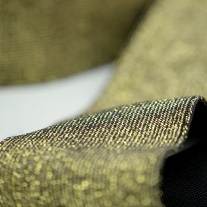 Elastic colorat Latime 6 cm Negru cu fir lame Auriu 3 Elastic colorat Latime 6 cm Negru cu fir Auriu