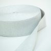 Elastic Latime 6 cm Alb cu fir lame Argintiu 3 Elastic Latime 6 cm Alb cu Sclipici