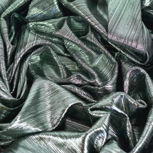 Lurex - Negru cu dungi argintii