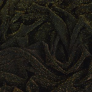 Lurex- tricot Negru cu fir auriu 1 Lurex - Negru cu fir auriu