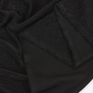 Lurex- tricot Negru cu fir negru 2 Lurex - Negru cu fir negru