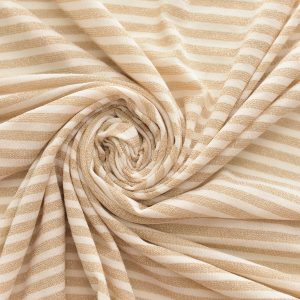 Lurex - tricot ivoire cu fir lame auriu 2 Lurex - tricot ivoire cu fir lame auriu