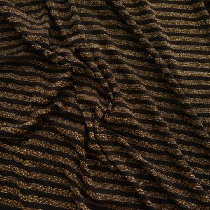 Lurex- tricot negru cu fir lame auriu 3 Lurex negru cu fir lame auriu