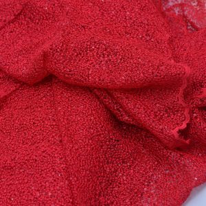 Dantela cu paiete - Rosu 2 152