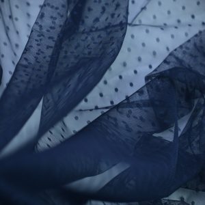 Tiul fin cu buline mici - Bleumarin 2 Tiul fin cu buline mici - Bleumarin