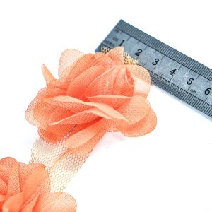 Banda decorativa cu flori - Portocaliu 3 Banda decorativa cu flori - Portocaliu