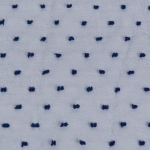 Organza cu buline - Bleumarin