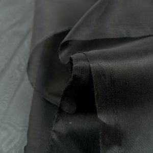 Organza Matase Negru