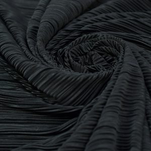 Poliester plisat - Negru 2 Poliester plisat - Negru
