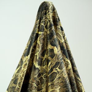 Saten Elastic Imprimat Sarpe