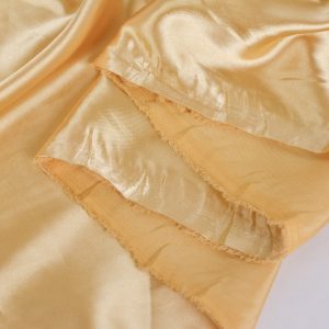 Satin Elastic - Auriu crem
