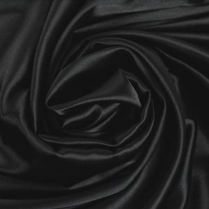 Satin Elastic - Negru