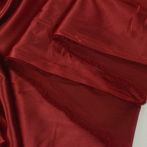 Satin Elastic - Rosu Carmin