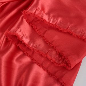 Satin - Rosu 2 Satin Elastic - Rosu