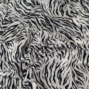Satin Animal Print elastic dungi negre 2 satinanimalprint