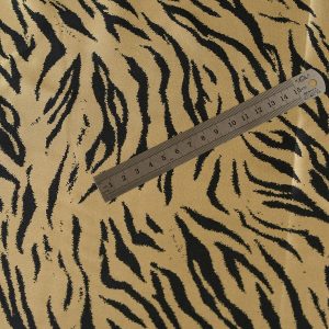 Satin Animal Print elastic auriu cu dungi 2 satinanimalprintauriu3
