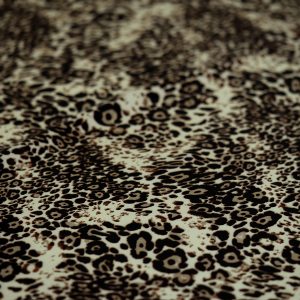Satin Elastic - Animal Print Leopard
