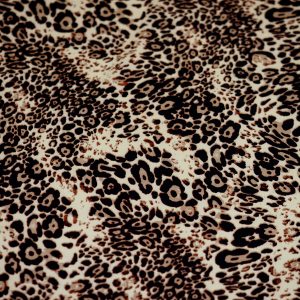 Satin Imprimat - Animal Print Leopard 2 Satin Elastic - Animal Print Leopard