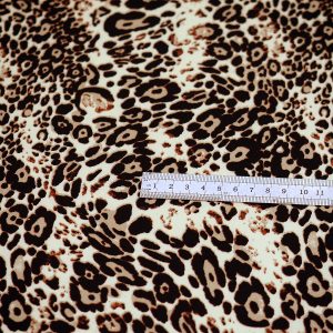 Satin Imprimat - Animal Print Leopard 3 Satin Elastic - Animal Print Leopard