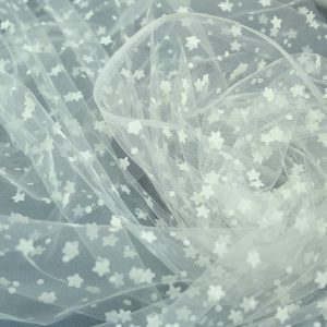 Tiul cu Stelute Ivoire